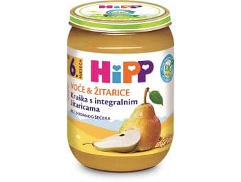 Dječja hrana, 190 g, od integralnih žitarica s jabukom i bananom, Hipp