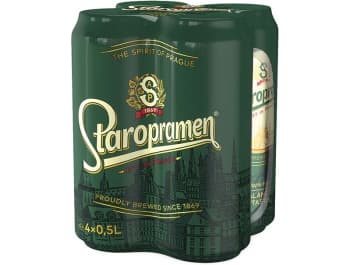 Staropramen Světlé pivo 4x0,5L