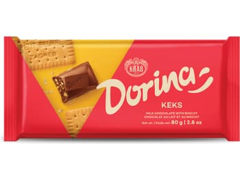 Kraš Dorina chocolate with biscuits 80 g