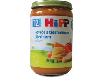 Alimenti per neonati, 220 g, pollo/verdure/pasta, Hipp