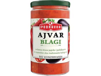 Podravka ajvar jemný 350g