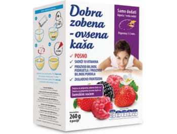 Good Oatmeal with forest fruits, 260 g