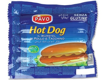 Pavo Frankfurt hot dog 1 kg