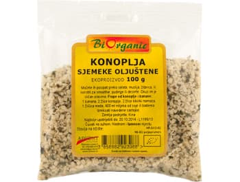 BioOrganic BIO sjemenke konoplje 100 g