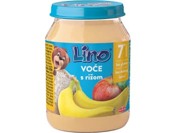 Podravka Lino Porridge di frutta per bambini con riso 190 g