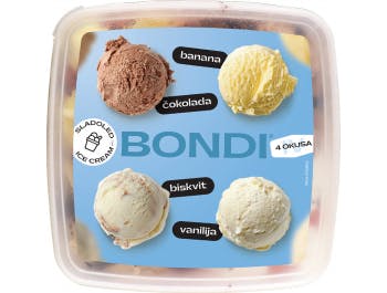 Bondi 4 you ice cream chocolate banana biscuit vanilla 1650 ml