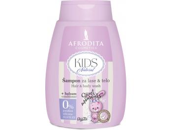 Afrodita Kids Naturalny Szampon do włosów i ciała 200 ml