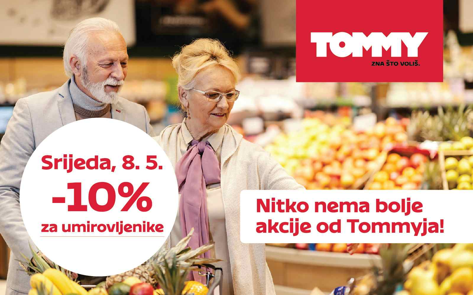 Tommy banner - 10% popusta za umirovljenike u svim Tommy prodavaonicama
