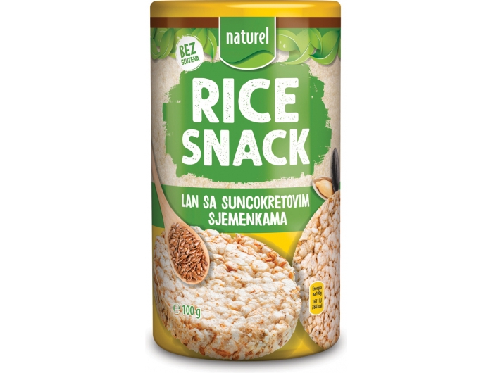 Naturel snack riža lan i suncokret 100 g